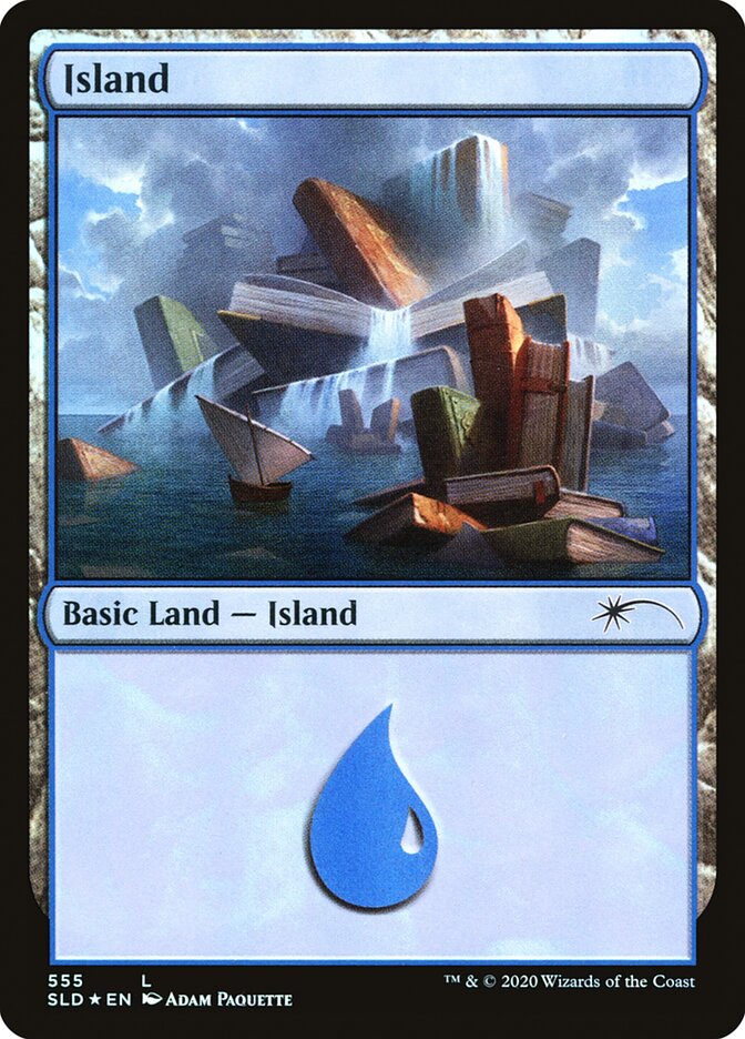 Island (Well Read) (555) [Secret Lair Drop Promos] | Deep Dive Games St. Marys