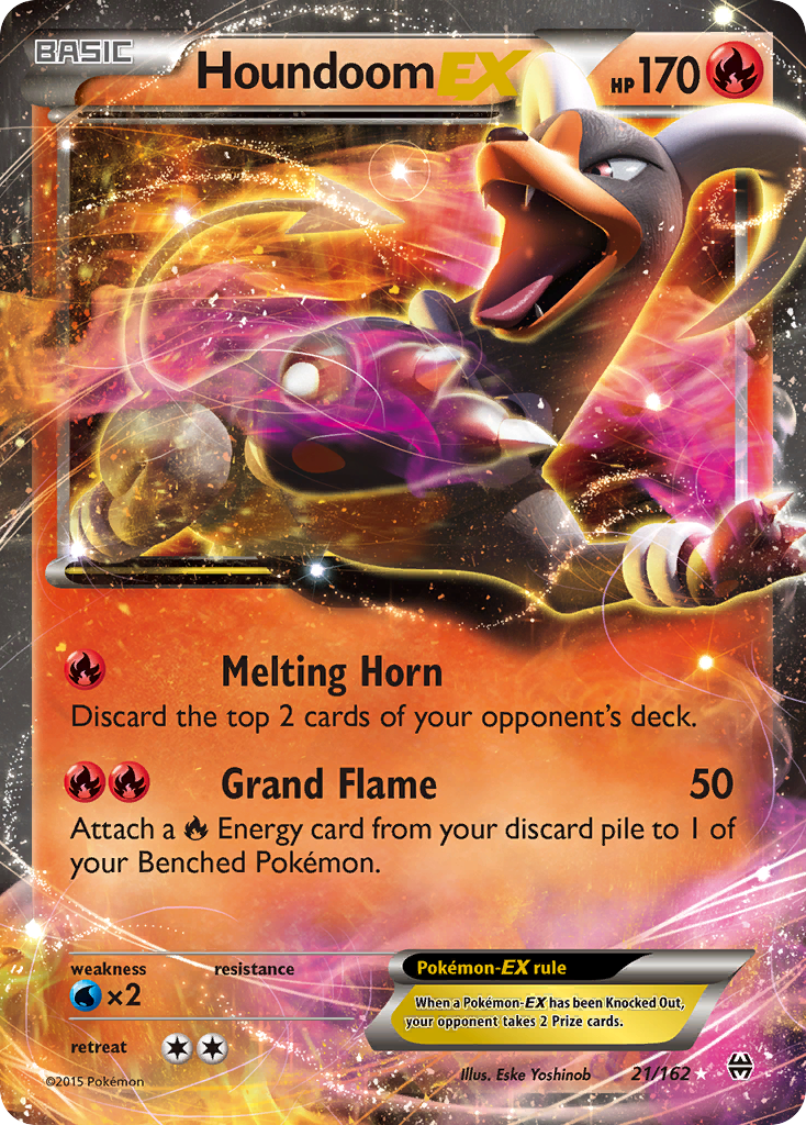 Houndoom EX (21/162) [XY: BREAKthrough] | Deep Dive Games St. Marys