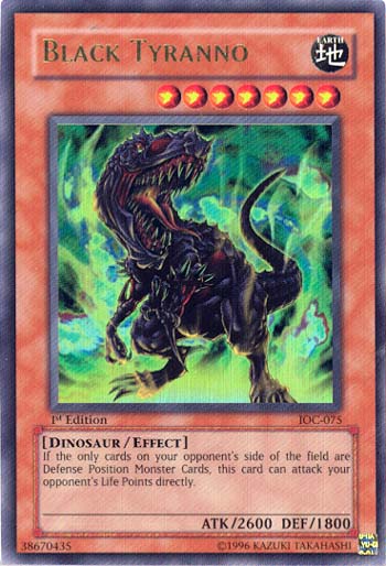 Black Tyranno [IOC-075] Ultra Rare | Deep Dive Games St. Marys