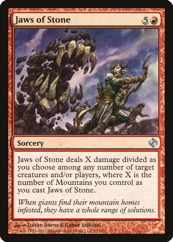 Jaws of Stone [Duel Decks: Venser vs. Koth] | Deep Dive Games St. Marys