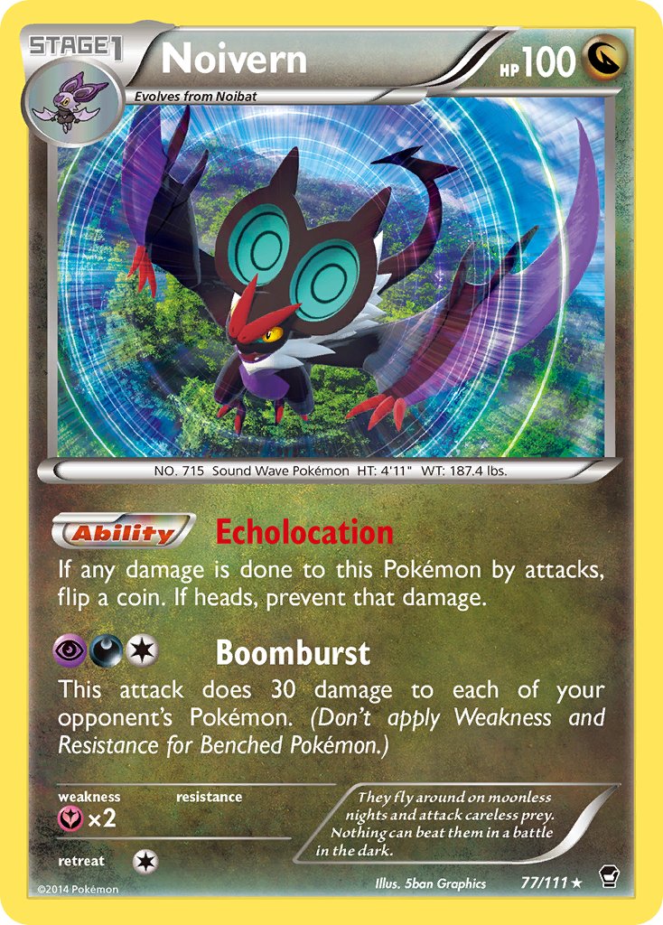 Noivern (77/111) (Cosmos Holo) (Blister Exclusive) [XY: Furious Fists] | Deep Dive Games St. Marys