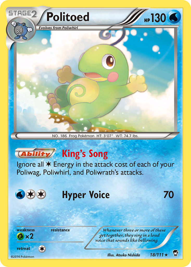 Politoed (18/111) [XY: Furious Fists] | Deep Dive Games St. Marys