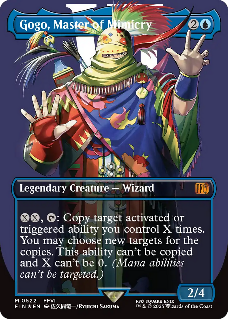 Gogo, Master of Mimicry (Borderless) (Surge Foil) [FINAL FANTASY] | Deep Dive Games St. Marys