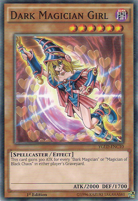 Dark Magician Girl [YGLD-ENC10] Common | Deep Dive Games St. Marys