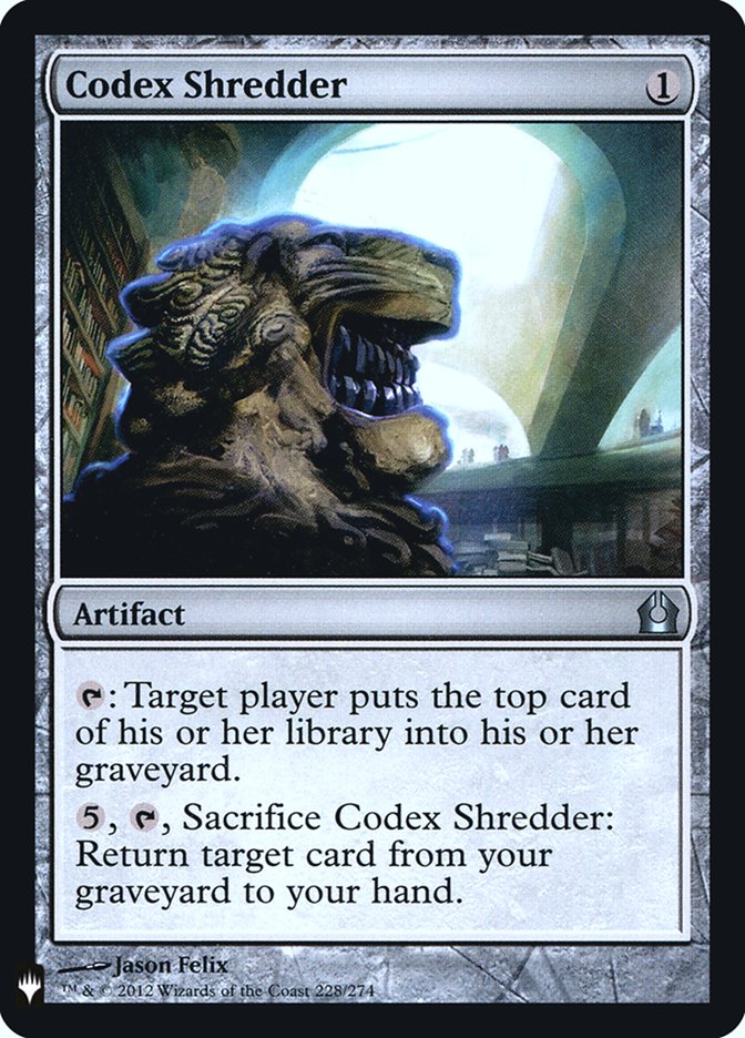 Codex Shredder [Mystery Booster] | Deep Dive Games St. Marys