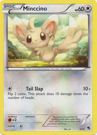 Minccino (4/30) [Black & White: Trainer Kit - Zoroark] | Deep Dive Games St. Marys