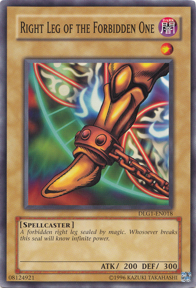 Right Leg of the Forbidden One [DLG1-EN018] Common | Deep Dive Games St. Marys