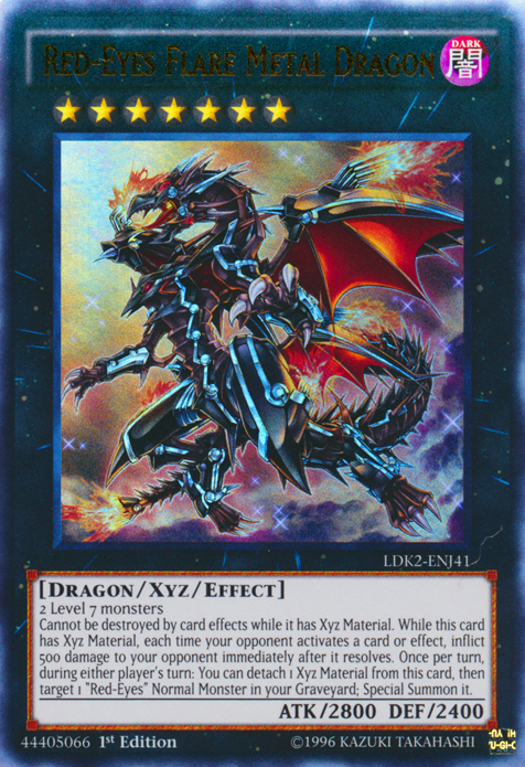 Red-Eyes Flare Metal Dragon [LDK2-ENJ41] Ultra Rare | Deep Dive Games St. Marys