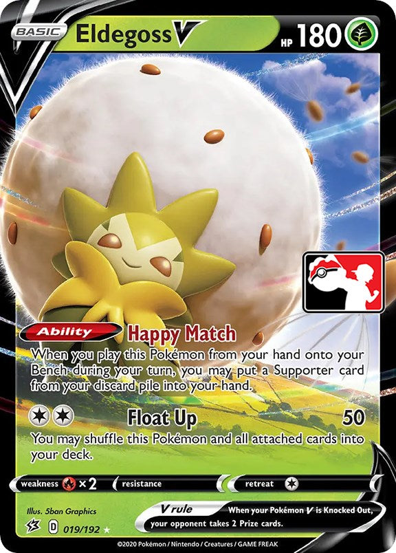 Eldegoss V (019/192) [Prize Pack Series One] | Deep Dive Games St. Marys