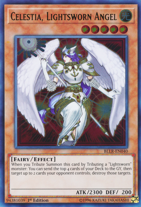 Celestia, Lightsworn Angel [BLLR-EN040] Ultra Rare | Deep Dive Games St. Marys