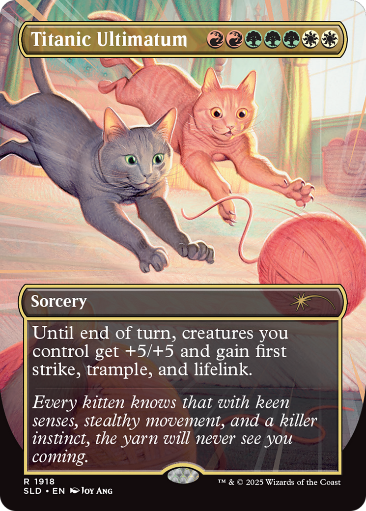 Titanic Ultimatum (1918) (Rainbow Foil) [Secret Lair Drop Series] | Deep Dive Games St. Marys