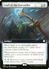 Staff of the Storyteller (Extended Art) [Phyrexia: All Will Be One Commander] | Deep Dive Games St. Marys