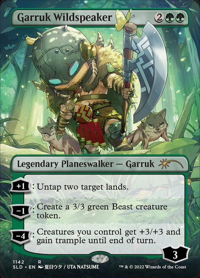 Garruk Wildspeaker (Borderless) [Secret Lair Drop Series] | Deep Dive Games St. Marys