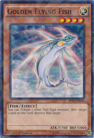 Golden Flying Fish [BP03-EN040] Shatterfoil Rare | Deep Dive Games St. Marys