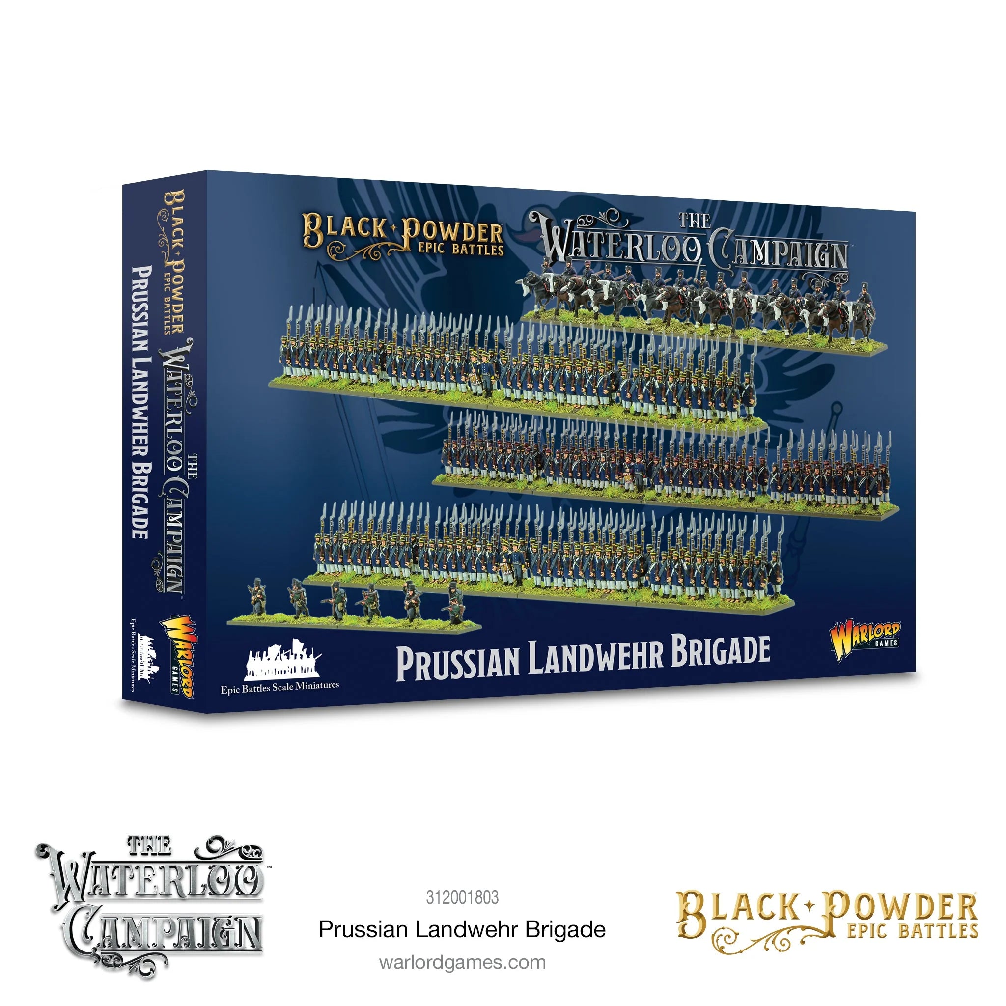 Black Powder Epic Battles - Waterloo: Prussian Landwehr Brigade | Deep Dive Games St. Marys