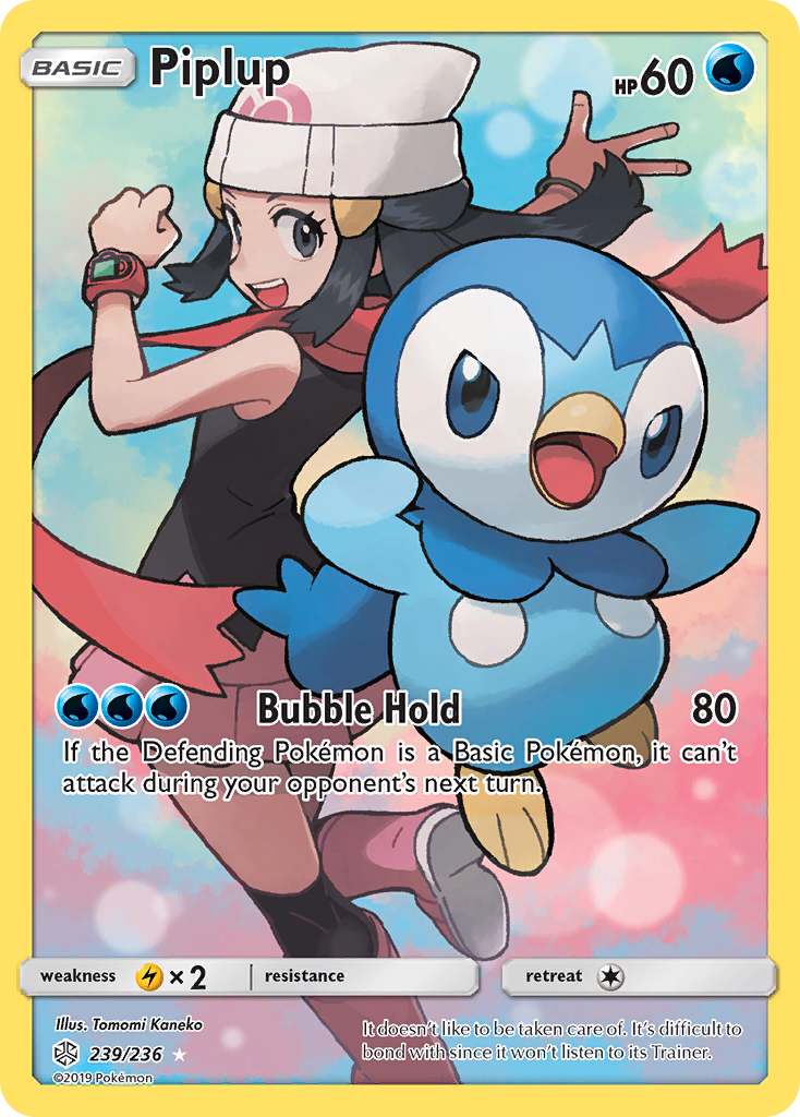 Piplup (239/236) [Sun & Moon: Cosmic Eclipse] | Deep Dive Games St. Marys