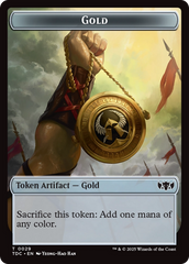 Elemental (0016) // Gold Double-Sided Token [Tarkir: Dragonstorm Commander Tokens] | Deep Dive Games St. Marys