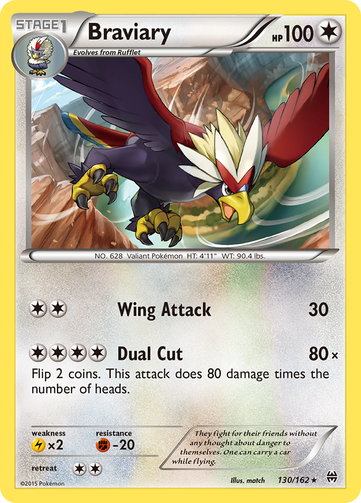 Braviary (130/162) [XY: BREAKthrough] | Deep Dive Games St. Marys