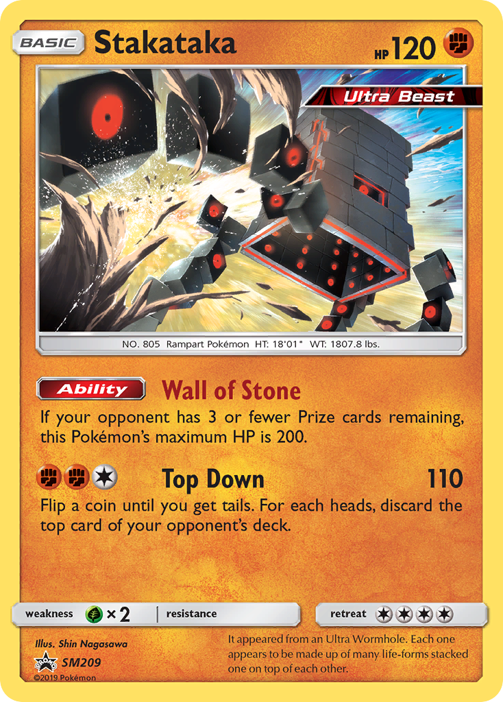 Stakataka (SM209) [Sun & Moon: Black Star Promos] | Deep Dive Games St. Marys