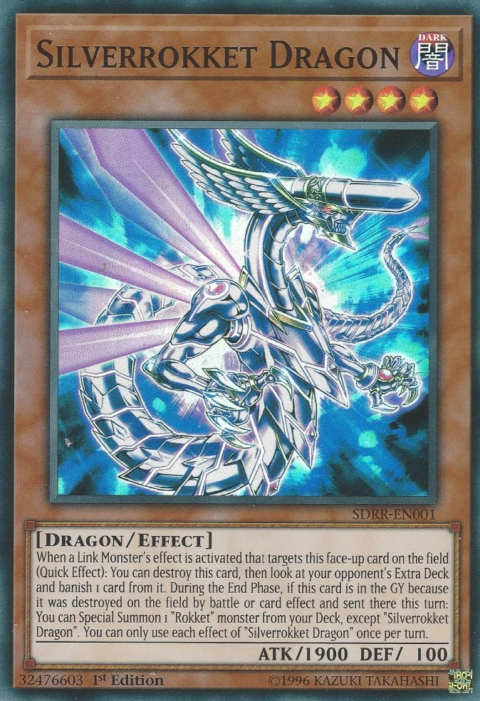 Silverrokket Dragon [SDRR-EN001] Super Rare | Deep Dive Games St. Marys