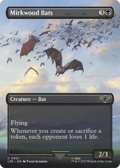 Mirkwood Bats (Borderless Alternate Art) [The Lord of the Rings: Tales of Middle-Earth] | Deep Dive Games St. Marys