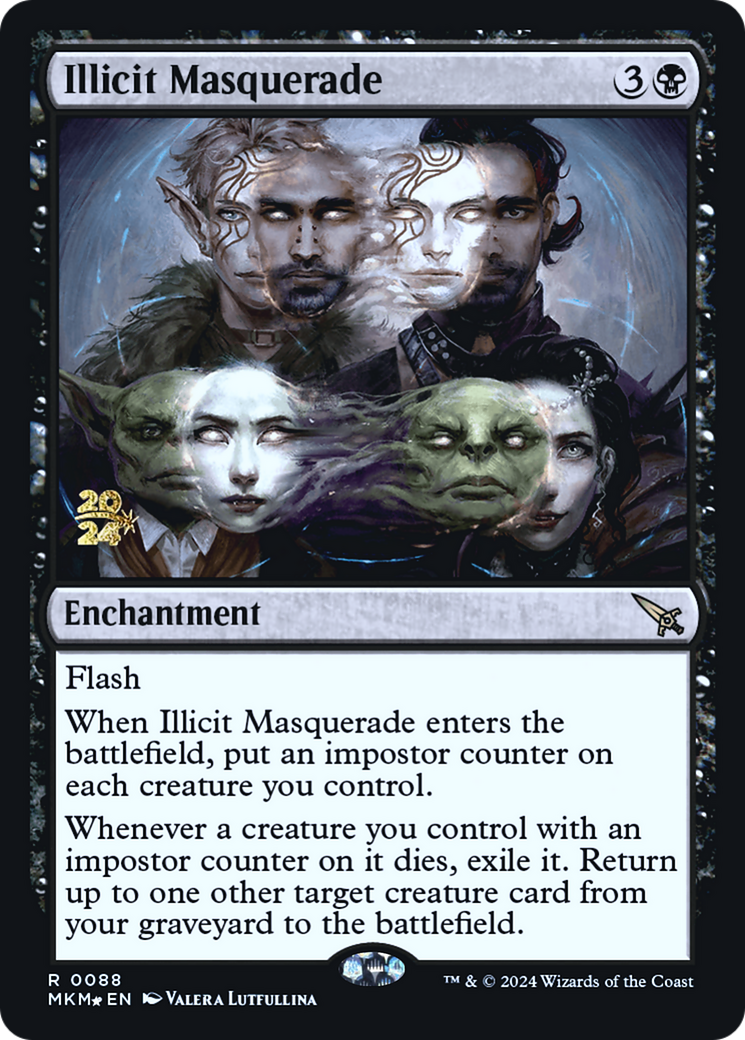 Illicit Masquerade [Murders at Karlov Manor Prerelease Promos] | Deep Dive Games St. Marys