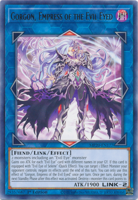 Gorgon, Empress of the Evil Eyed [MP20-EN177] Rare | Deep Dive Games St. Marys