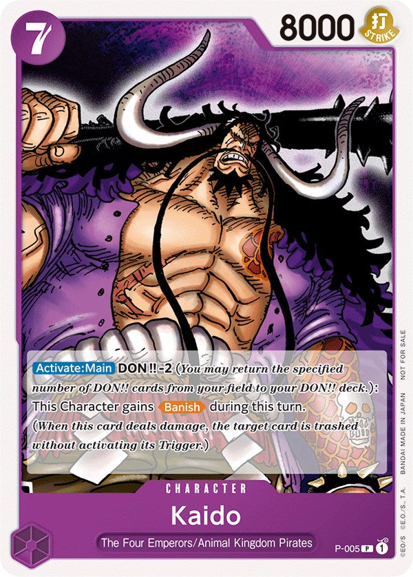 Kaido (Promotion Pack 2022) [One Piece Promotion Cards] | Deep Dive Games St. Marys