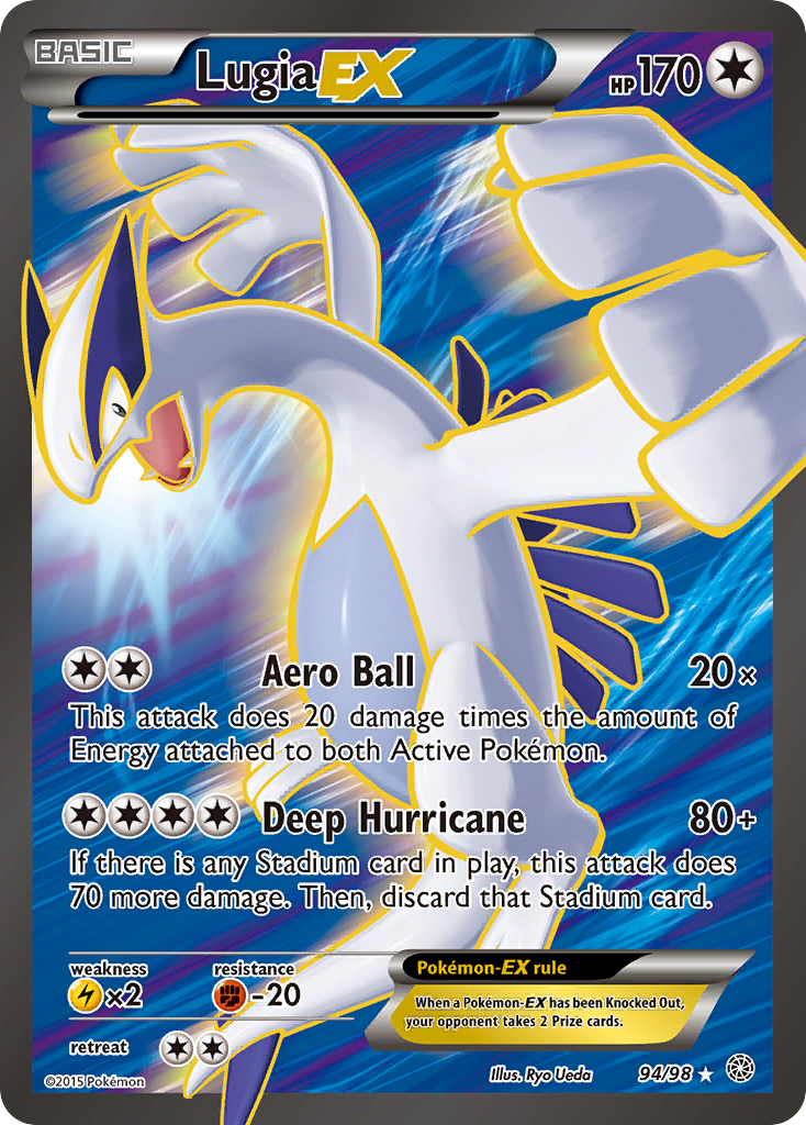 Lugia EX (94/98) [XY: Ancient Origins] | Deep Dive Games St. Marys