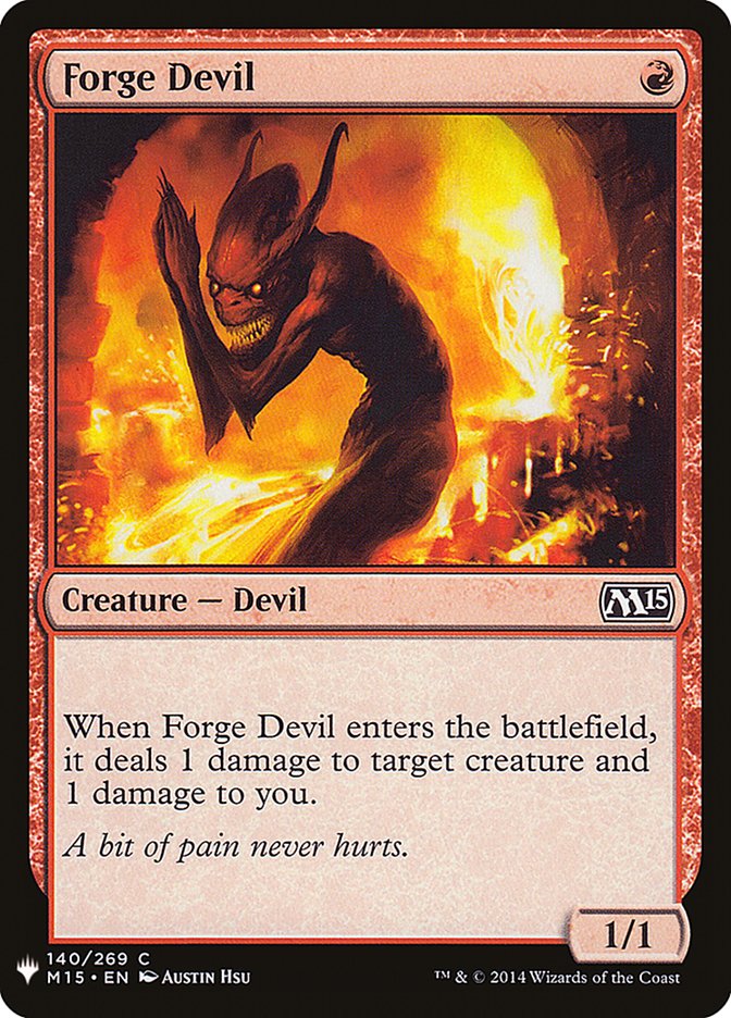 Forge Devil [Mystery Booster] | Deep Dive Games St. Marys