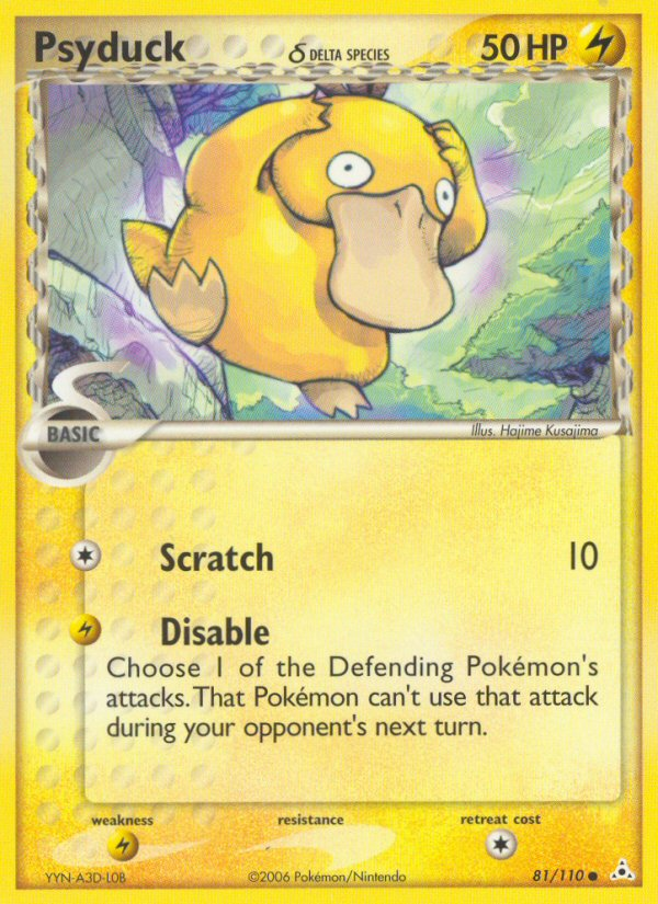 Psyduck (81/110) (Delta Species) [EX: Holon Phantoms] | Deep Dive Games St. Marys