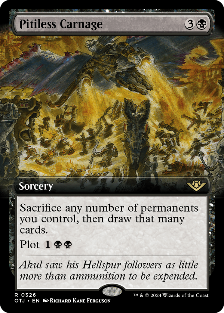 Pitiless Carnage (Extended Art) [Outlaws of Thunder Junction] | Deep Dive Games St. Marys