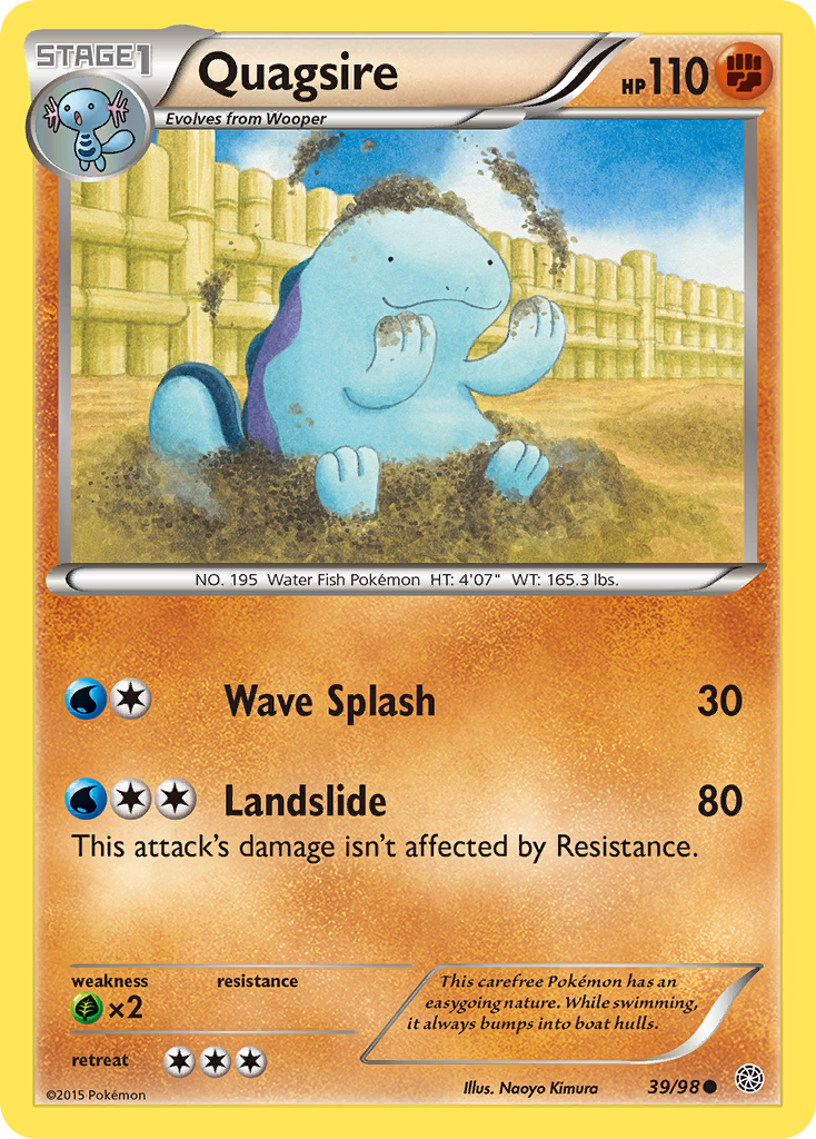 Quagsire (39/98) [XY: Ancient Origins] | Deep Dive Games St. Marys