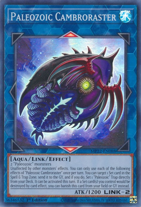 Paleozoic Cambroraster [MP22-EN088] Super Rare | Deep Dive Games St. Marys