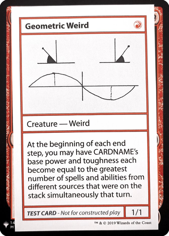 Geometric Weird [Mystery Booster Playtest Cards] | Deep Dive Games St. Marys