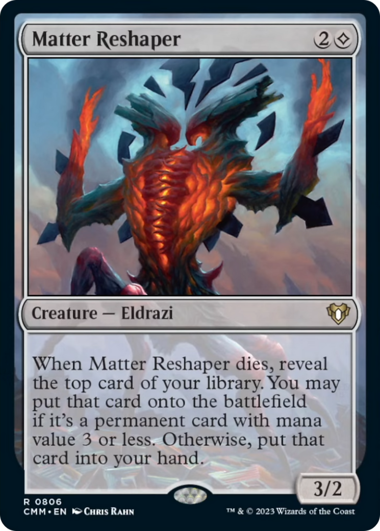 Matter Reshaper [Commander Masters] | Deep Dive Games St. Marys