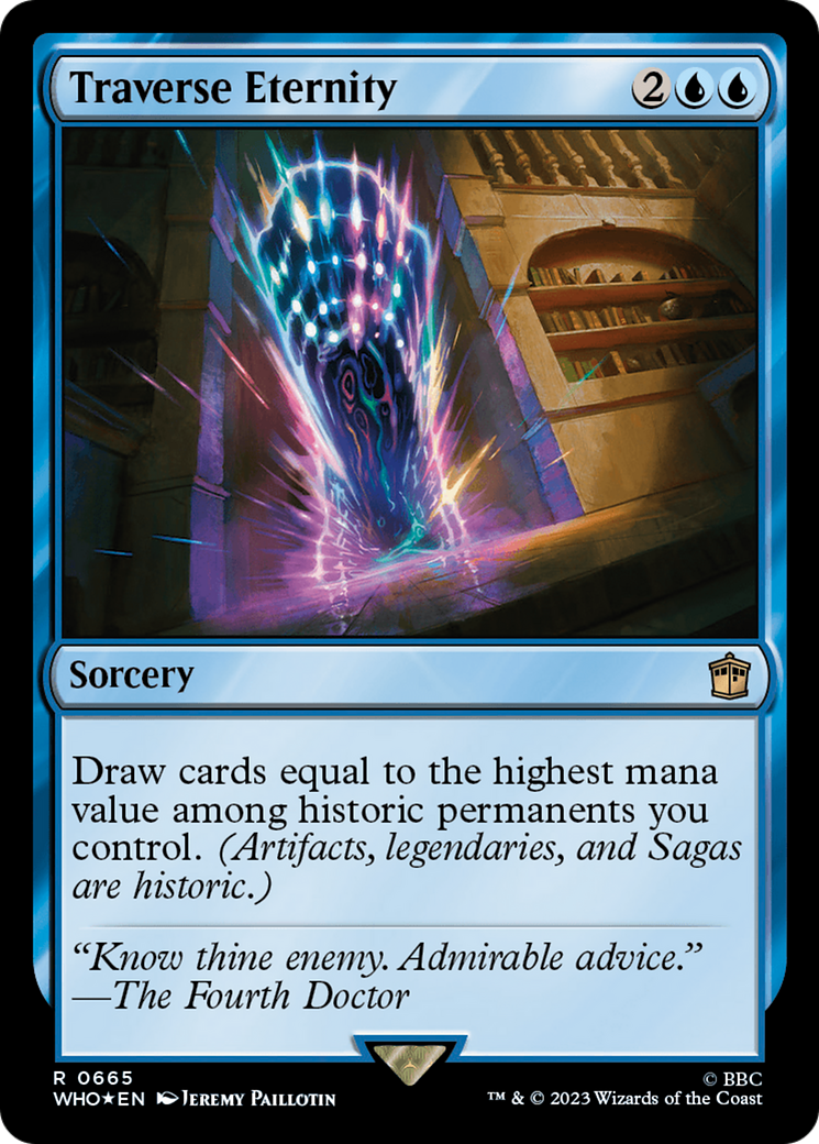 Traverse Eternity (Surge Foil) [Doctor Who] | Deep Dive Games St. Marys