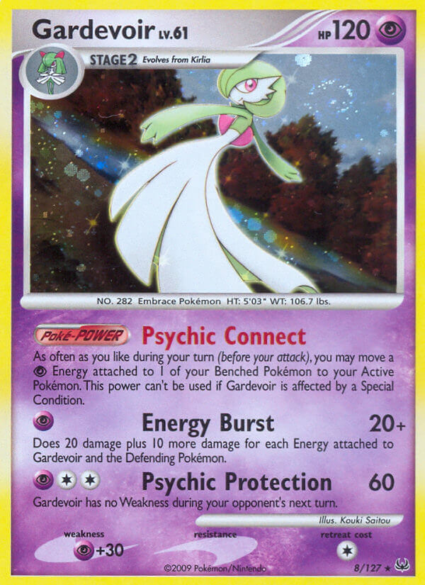 Gardevoir (8/127) (Theme Deck Exclusive) [Platinum: Base Set] | Deep Dive Games St. Marys