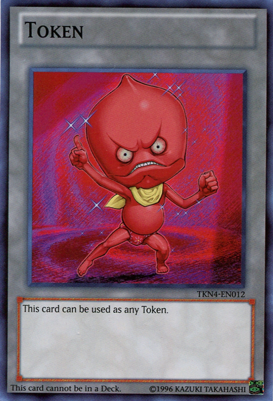 Ojama Token (Red) [TKN4-EN012] Super Rare | Deep Dive Games St. Marys