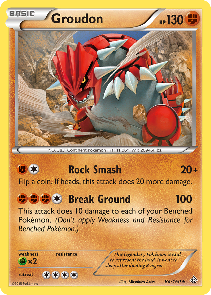 Groudon (84/160) [XY: Primal Clash] | Deep Dive Games St. Marys