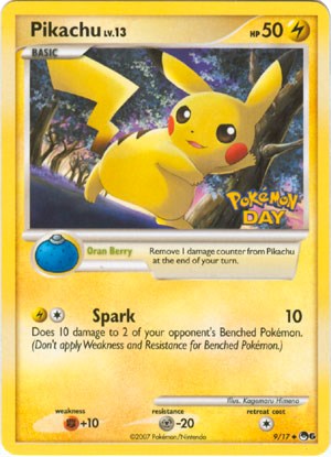 Pikachu (9/17) (Pokemon Day) [POP Series 6] | Deep Dive Games St. Marys