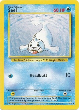 Seel (41/102) [Base Set Unlimited] | Deep Dive Games St. Marys