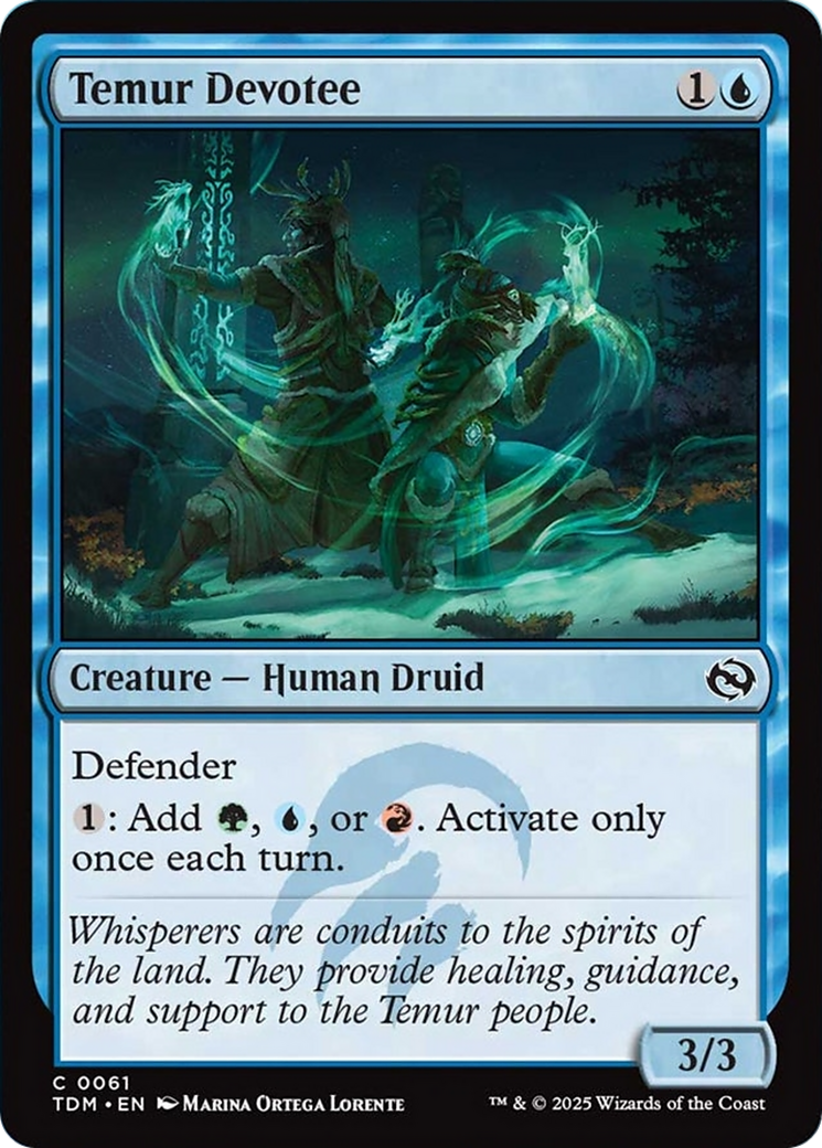 Temur Devotee [Tarkir: Dragonstorm] | Deep Dive Games St. Marys