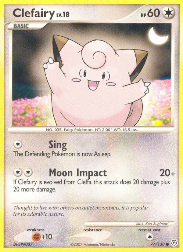 Clefairy (77/130) [Diamond & Pearl: Base Set] | Deep Dive Games St. Marys