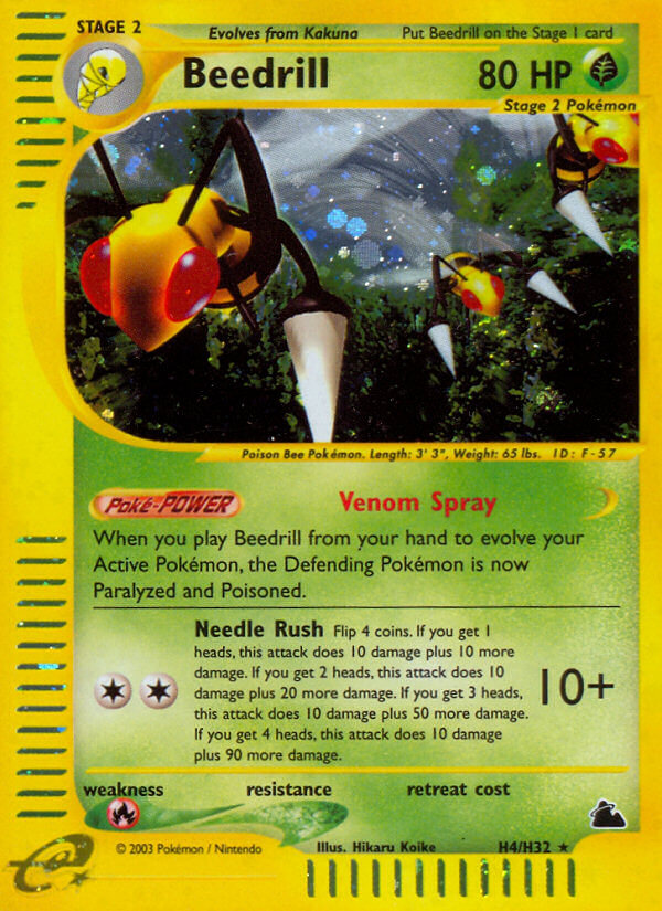 Beedrill (H4/H32) [Skyridge] | Deep Dive Games St. Marys