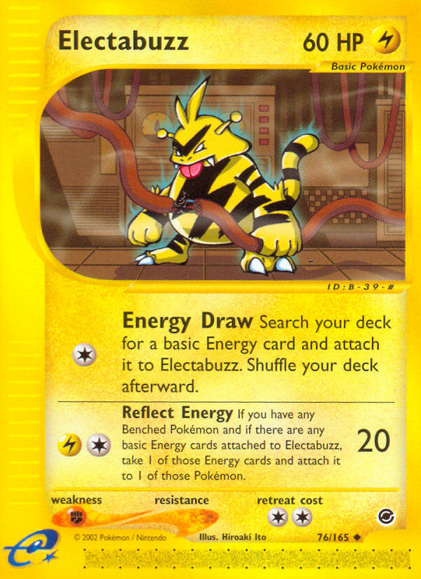 Electabuzz (76/165) [Expedition: Base Set] | Deep Dive Games St. Marys