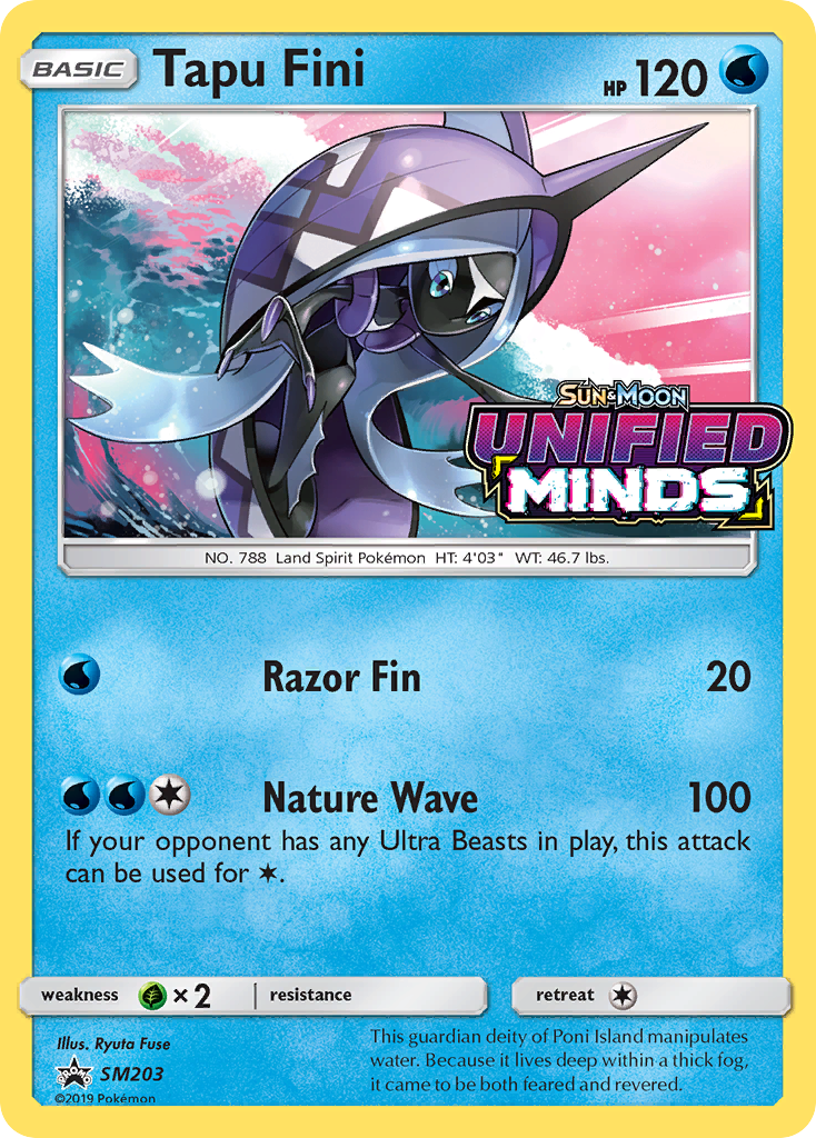 Tapu Fini (SM203) [Sun & Moon: Black Star Promos] | Deep Dive Games St. Marys