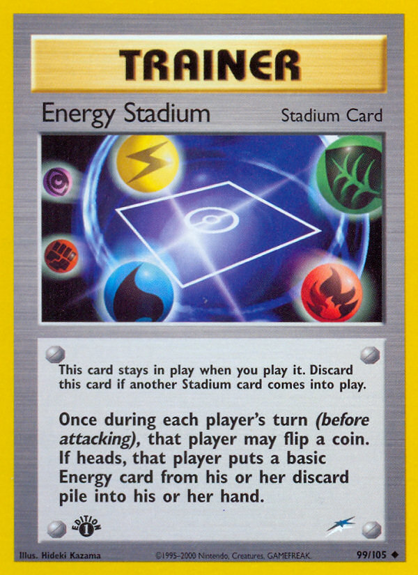 Energy Stadium (99/105) [Neo Destiny 1st Edition] | Deep Dive Games St. Marys
