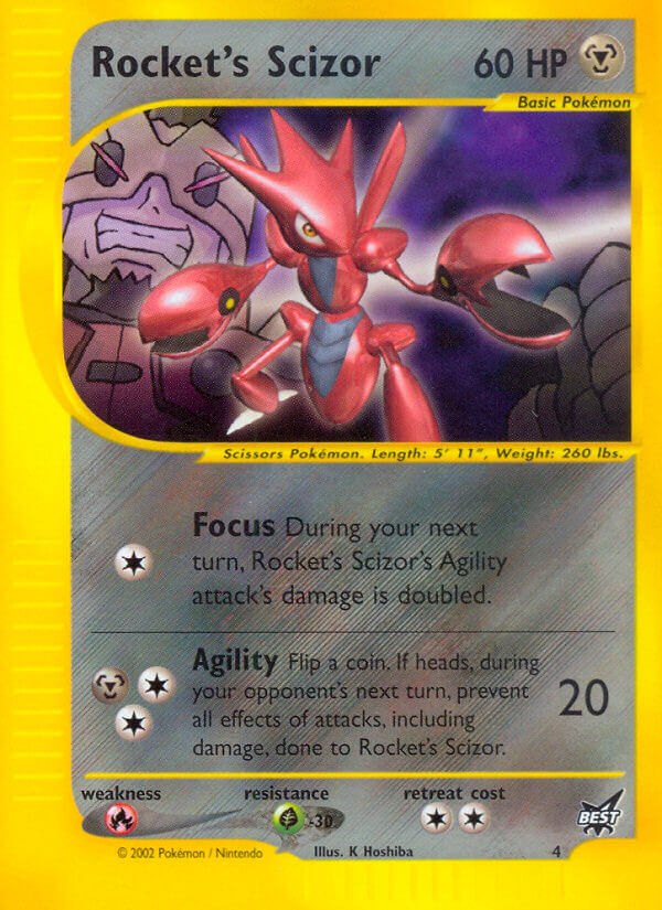 Rocket's Scizor (4) [Best of Promos] | Deep Dive Games St. Marys