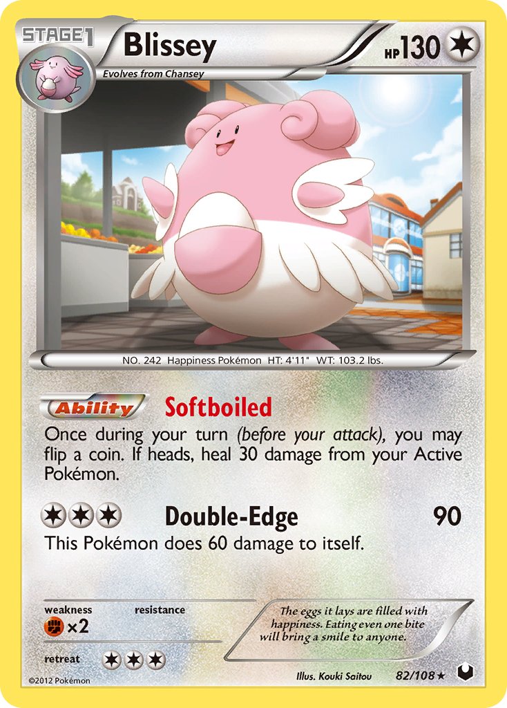 Blissey (82/108) (Battle Arena Deck Exclusive) (Theme Deck Exclusive) [Black & White: Dark Explorers] | Deep Dive Games St. Marys